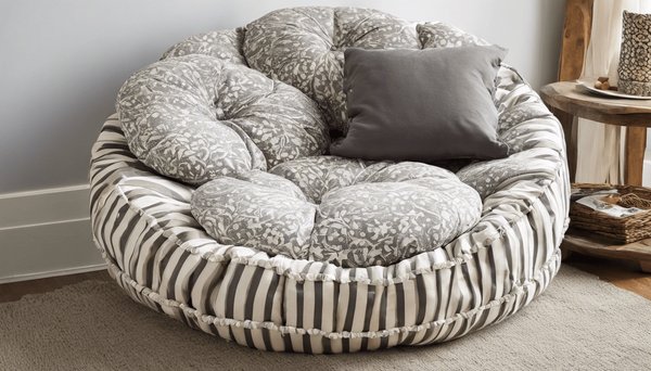 Ajoutez une touche de charme avec la galette de chaise ronde